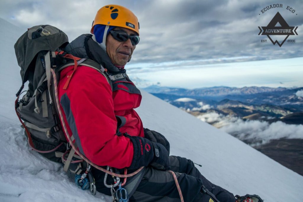 climbing mount chimborazo with indigenous guide